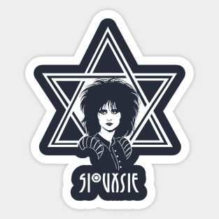 siouxsie retro Sticker